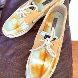 Sperry Topsiders Tie-dye 8.5 M Women's shoes